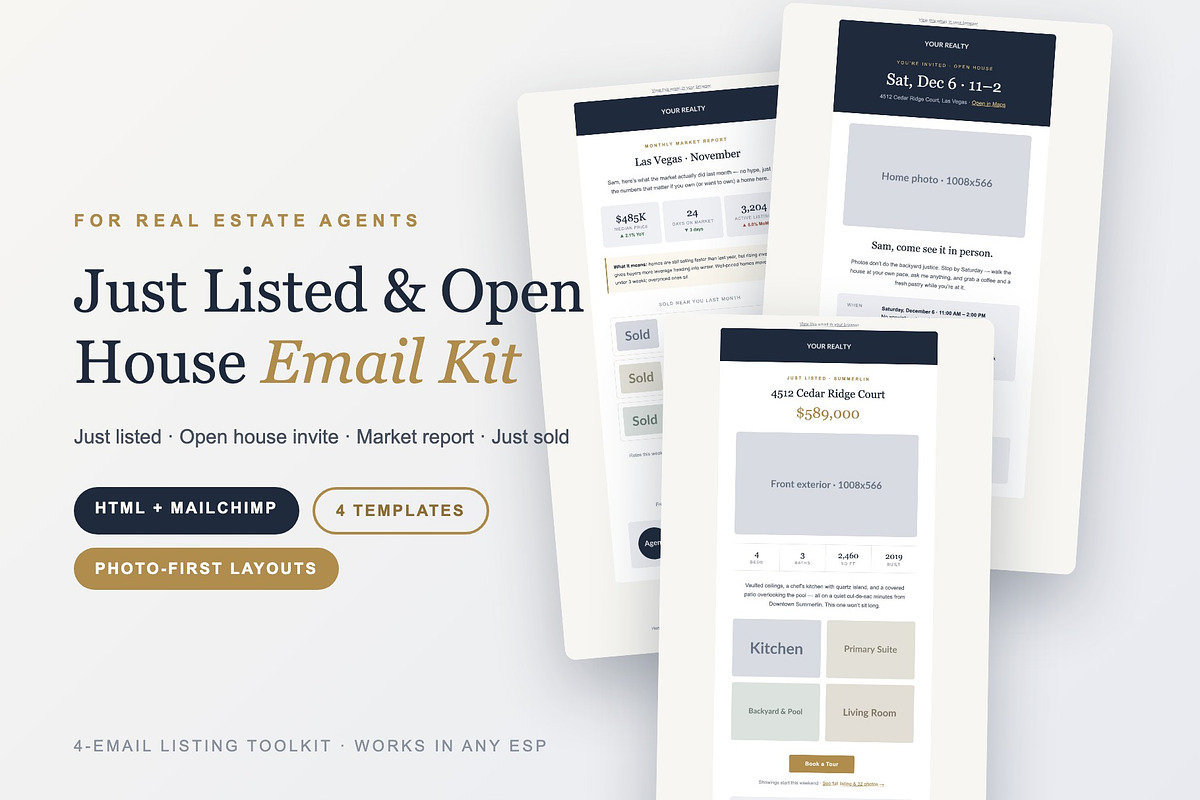 Real Estate Email Kit, an Email Template by Art Club (Photo 1 of 5)