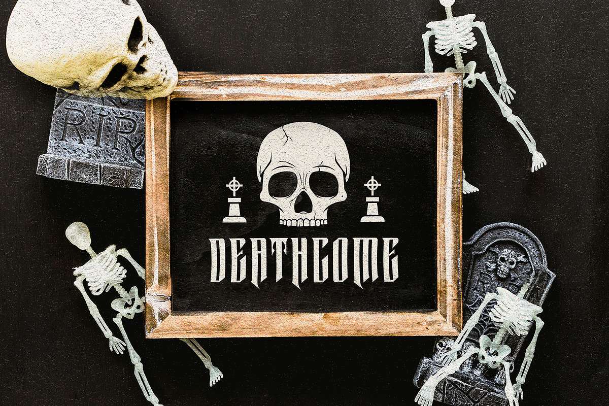 Laruz Lomer Blackletter Display Font, a Blackletter Font by Maulana Creative (Photo 7 of 7)