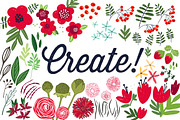 Flowers + Alphabet, a Decorative Illustration by YuliaBiser (Thumbnail 9 of 9)