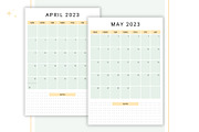 Minimalist Monthly Planner 2023, a Stationery Template by CreativeBundlex (Thumbnail 2 of 4)