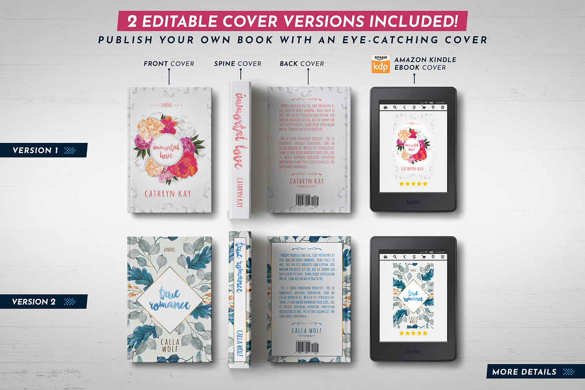 Book Cover Template 59, a Templates & Theme by Digital Goods (Photo 2 of 11)