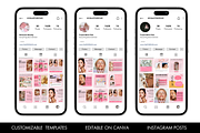 Pink Skincare Instagram Template, a Templates & Theme by wekreatif (Thumbnail 4 of 4)