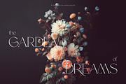 Dark floral patterns & prints, a Wallpaper Graphic by CarmineType (Thumbnail 3 of 10)
