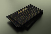 Gold And Black Business Card, a Business Card Template by Marvel (Thumbnail 3 of 5)