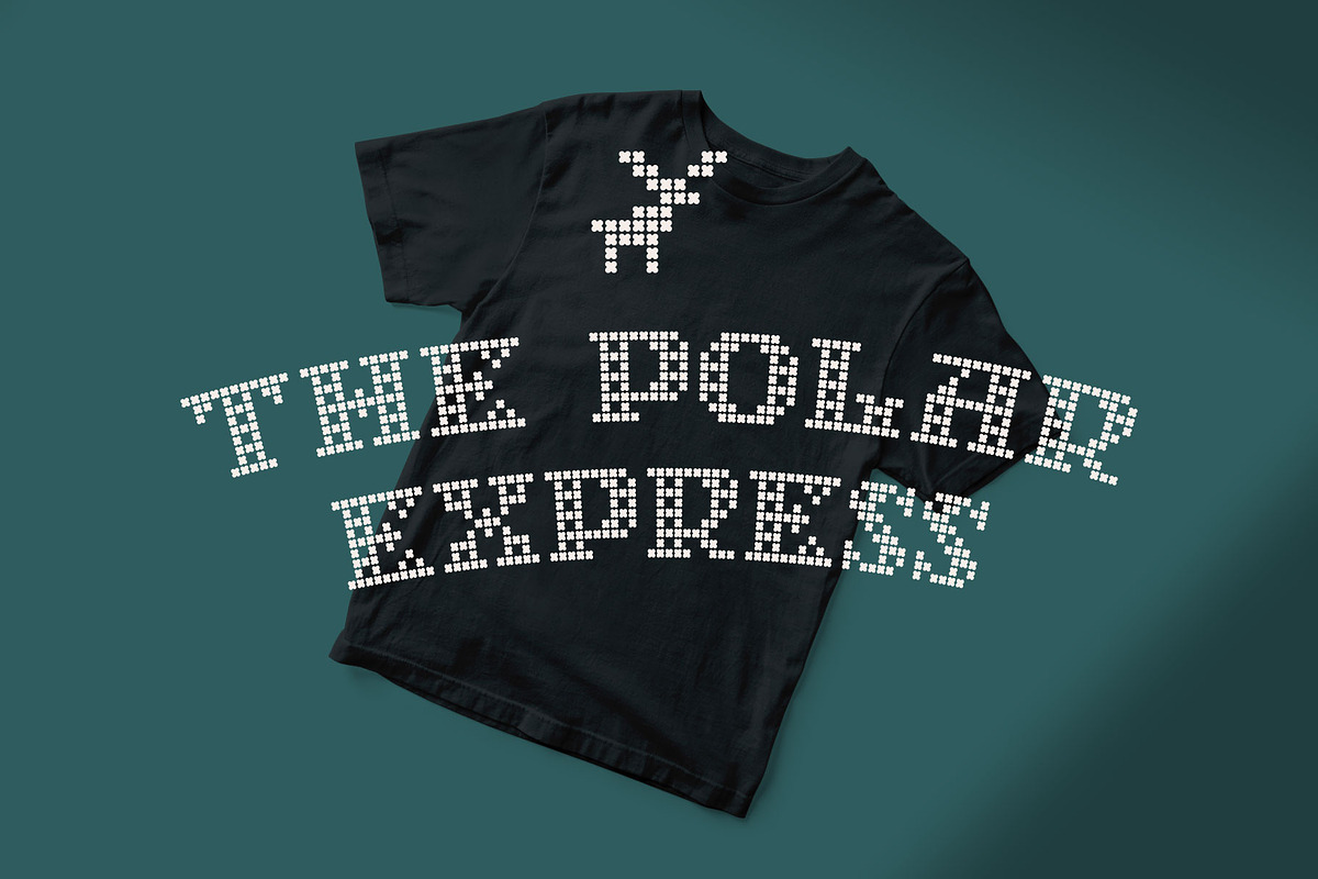 Lockdown Christmas - knitted fonts, a Font by kaer_shop (Photo 4 of 12)