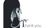 Twilight dragon, an Illustration by Love Watercolor Store (Thumbnail 10 of 10)