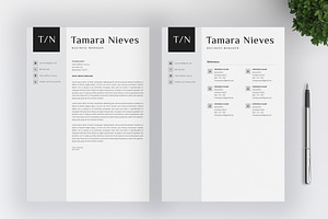 Simple Resume Template / 4 Pages