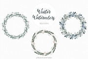 Watercolor Christmas Clipart, a Decorative Illustration by MariaScaroniAtelier (Thumbnail 2 of 10)