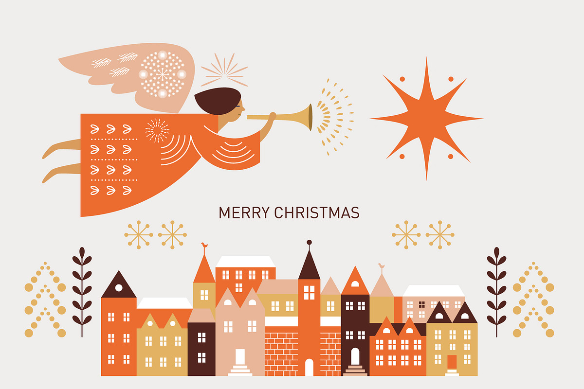 Christmas Angel, a Seasonal Illustration by lenlis (Photo 4 of 12)
