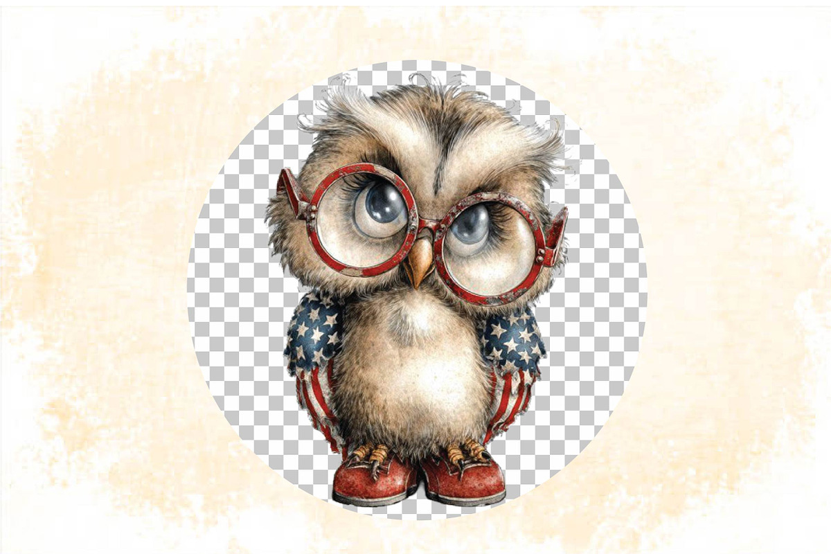 4th of July Animals Clipart Bundle., an Illustration by SVGArt (Photo 7 of 9)