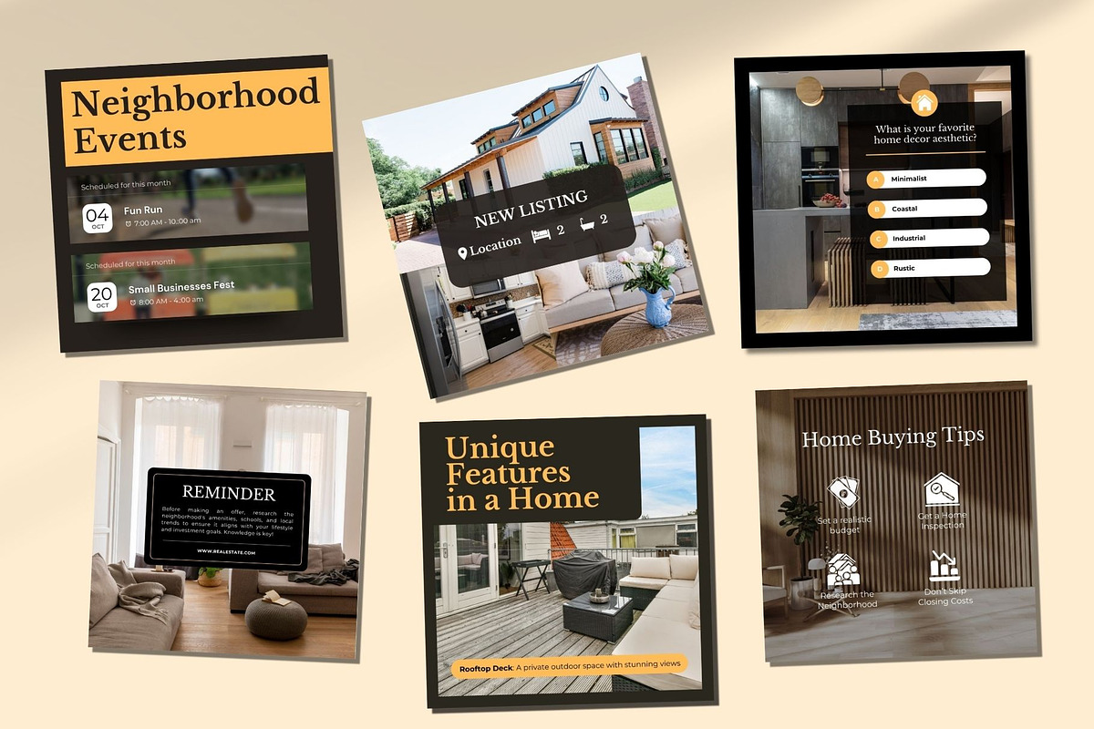 Haus Real Estate Social Template, a Templates & Theme by Artfullyours (Photo 9 of 11)