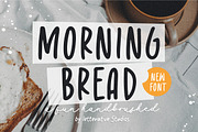 Morning Bread - Handbrushed Font, a Script Font by Letterative Studio (Thumbnail 1 of 6)