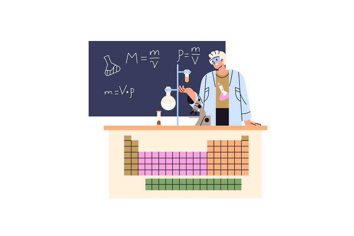 School teachers in classrooms set, an Education Illustration by PaperTrident (Photo 21 of 23)