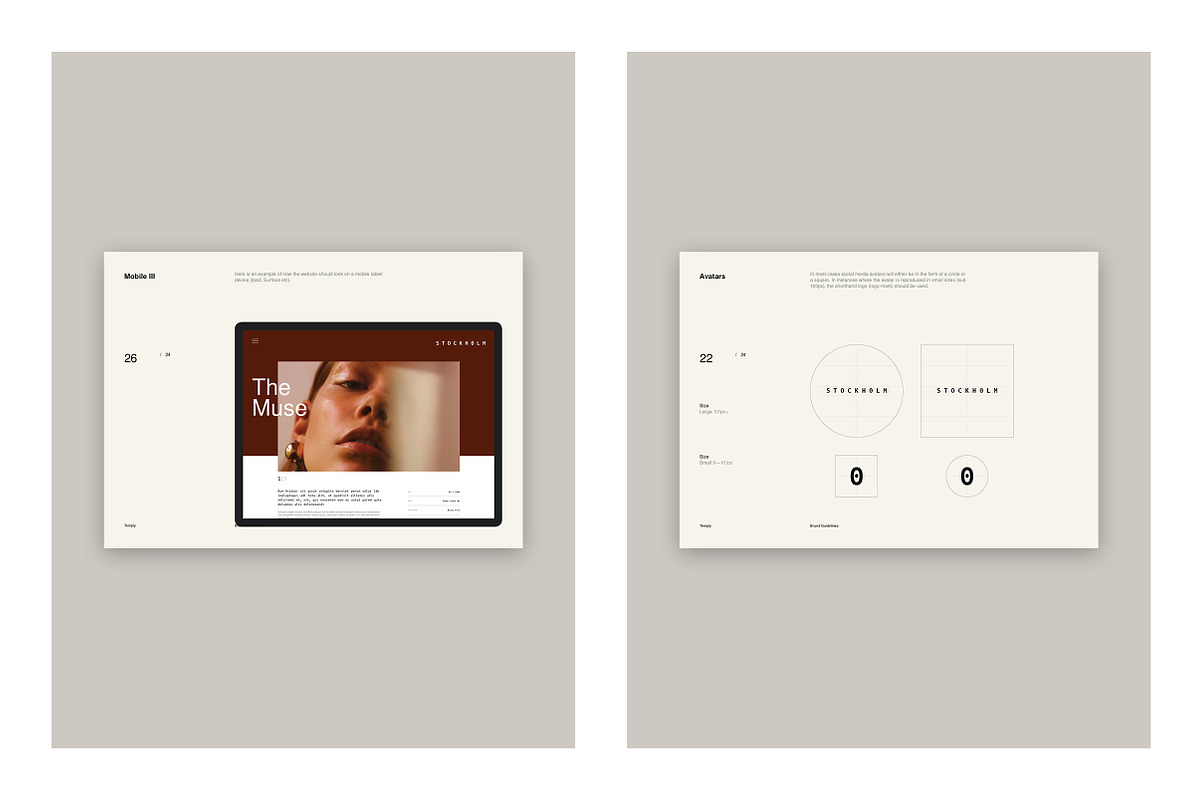 Brand Guidelines, a Brochure Template by T E M P L Y (Photo 18 of 19)