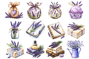 Lavender Mother’s Day Clipart, an Illustration by Watercolor design (Thumbnail 3 of 10)