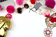 Pink Fashion Flatlay Photo, a Beauty & Fashion Photo by Brand University TV (Thumbnail 1 of 2)
