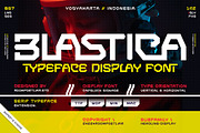 Blastica Display Font, a Font by RMPL.std (Thumbnail 1 of 4)