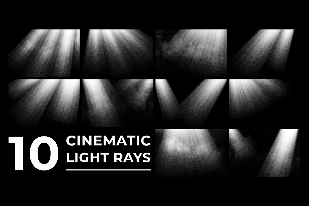 Cinematic Light Rays Overlay, a Texture Graphic by Pitchlook.Studio