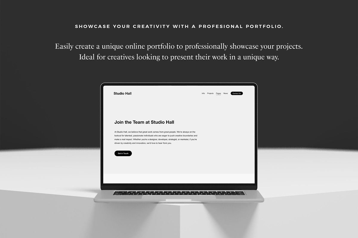 Studio Hall Squarespace 7.1 Website, a Squarespace Template by Ruben Stom (Photo 12 of 12)