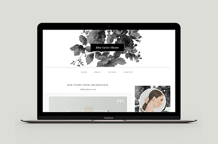 Responsive Blogger Template - BlueC