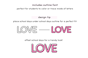 School Days Font, a Handwritten Font by KA Designs (Thumbnail 5 of 10)