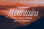 Delovancy - Script Calligraphy, a Script Font by zamjumps (Thumbnail 3 of 10)