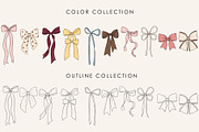 Quirky Bows Vector Set, an Object Illustration by OREHOVKA (Thumbnail 2 of 4)
