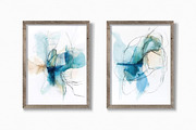 Ocean Veil Abstracts, a Decorative Illustration by rileyBgraphics (Thumbnail 3 of 7)
