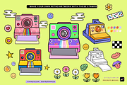 Procreate Retro Camera Stamp Pack, a Brush Add-On by Artbykimmyw (Thumbnail 5 of 7)