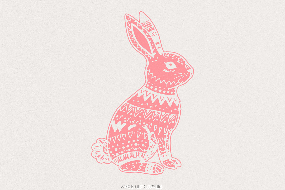 Easter Bunny PNG, Spring png, an Illustration by SharpMarketplace (Photo 1 of 9)