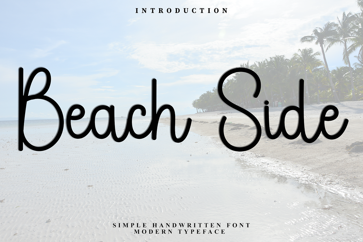 Beach Side, a Handwritten Font by InermediaSTUDIO (Photo 1 of 8)