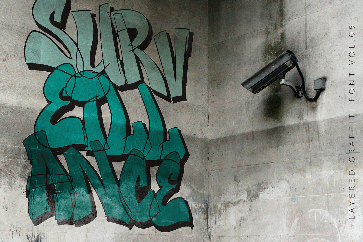 Sketch Flow - Layered Graffiti Font, a Blackletter Font by SemutHitam Creative (Photo 3 of 6)