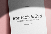 Grassroots Typewriter Font, a Serif Font by Beck McCormick (Thumbnail 3 of 11)