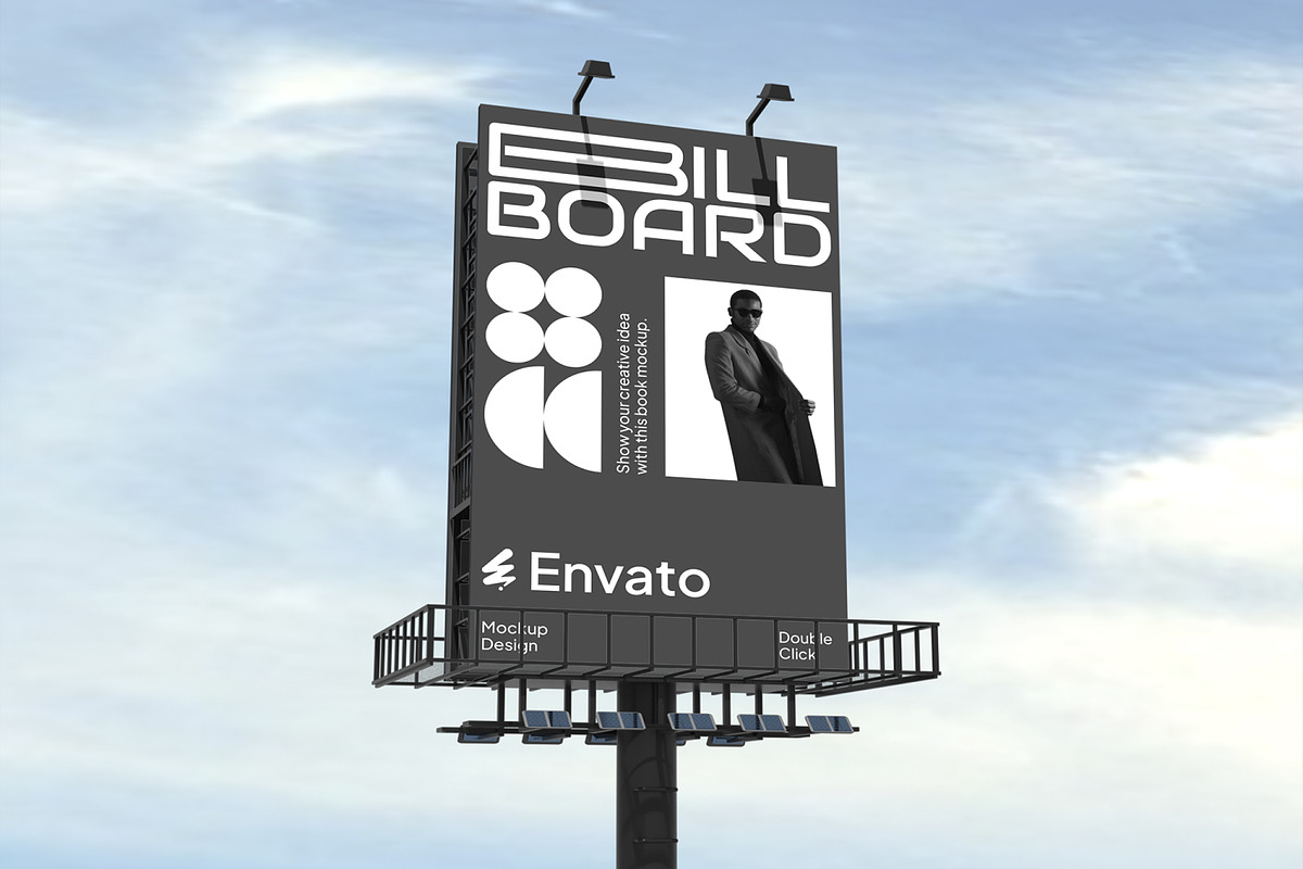 Vertical Billboard Mockup, an Advertising Mockup by Unerispace (Photo 4 of 4)