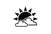 Sun Behind Clouds Silhouette Bundle, an Illustration by Gaye Art (Thumbnail 29 of 31)