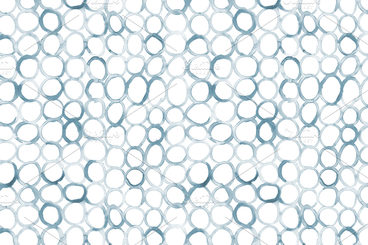 Watercolor circles, a Pattern Graphic by Magnia (Photo 2 of 5)