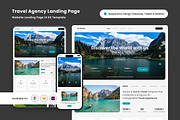 Aetherway - Travel Agency Landing UI, a Landing Page Template by productype1 (Thumbnail 1 of 5)