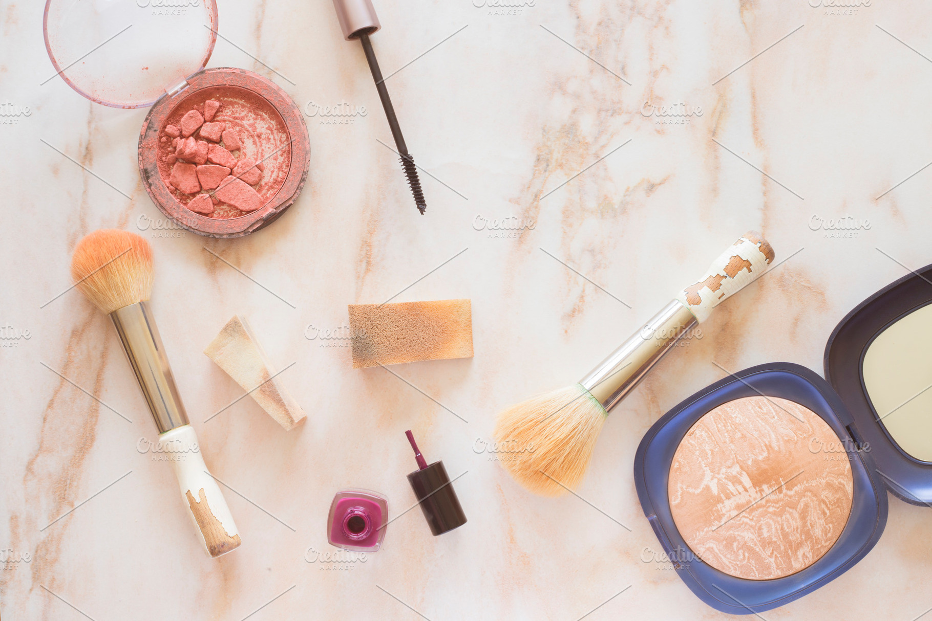 Makeup elements background, a Beauty & Fashion Photo by creadorimatges