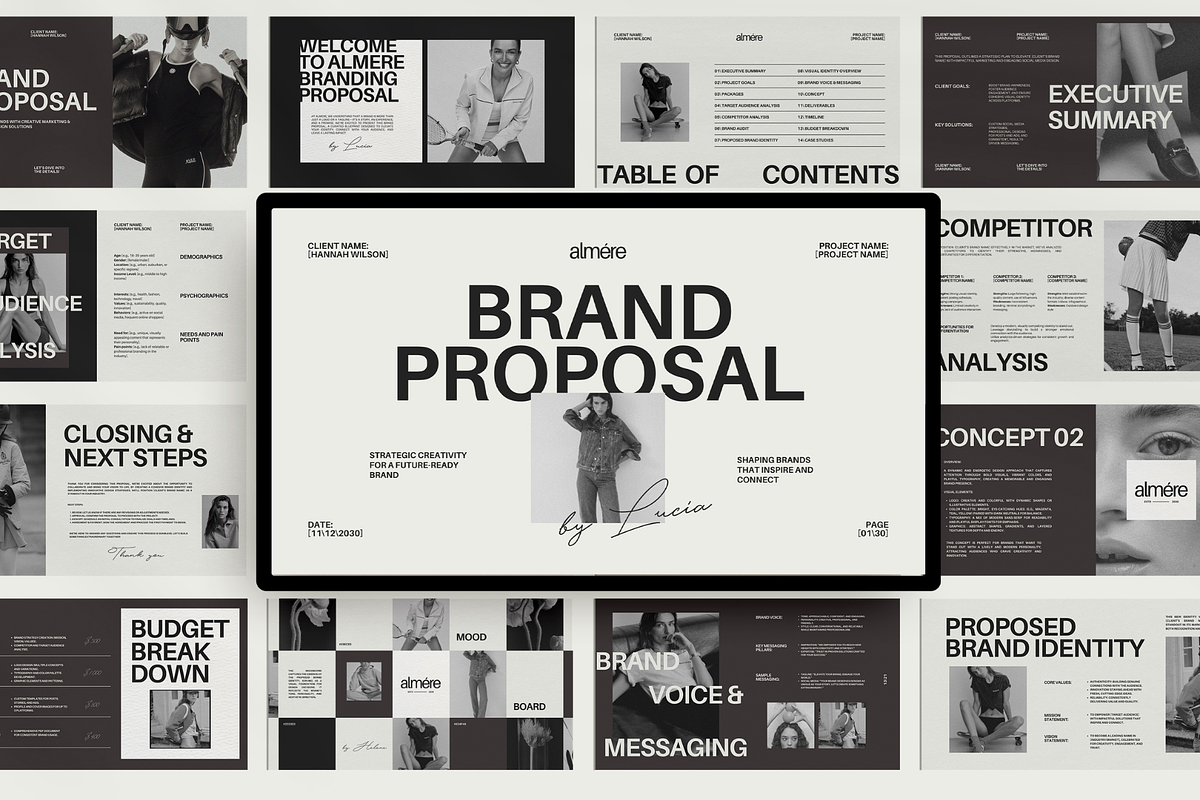 Canva Brand Proposal Presentation, a Presentation Template by Amaré Creative (Photo 8 of 8)