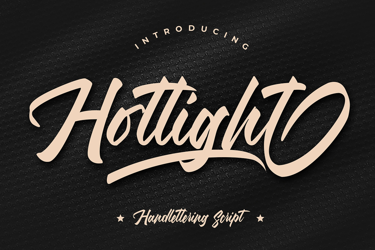 Hotlight Handlettering Business Font, a Script Font by MikroType Std (Photo 1 of 12)