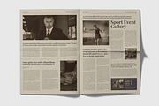 Vintage old Style Newspaper, a Magazine Template by MightyDesign (Thumbnail 4 of 8)
