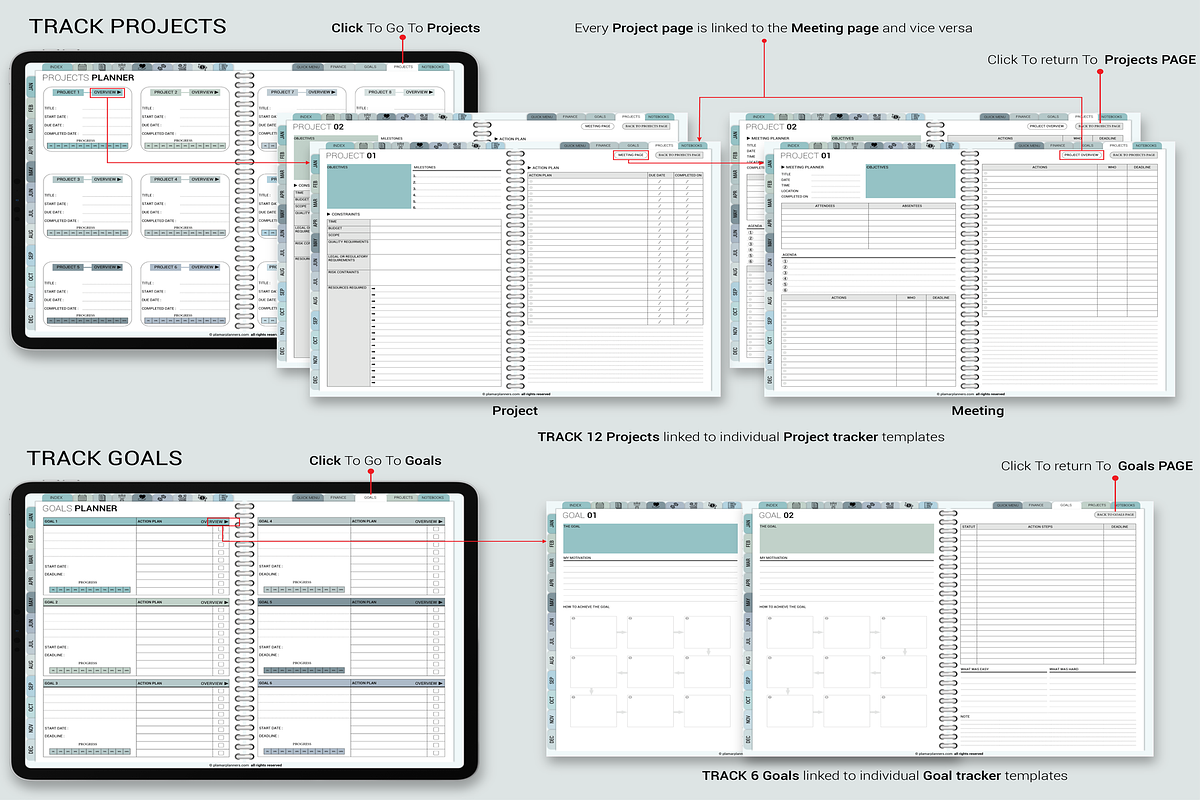 Ultimate Digital Planner 2025-26 & U, a Templates & Theme by Plamarplanners (Photo 9 of 10)