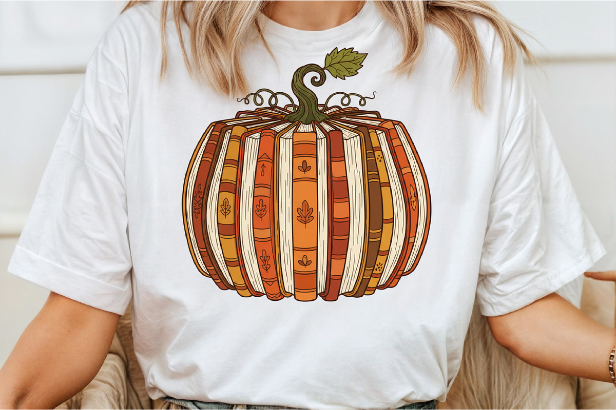 Fall Book Pumpkin Halloween Teacher, an Illustration by Libby Wishes (Photo 1 of 6)