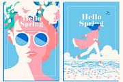 8 Spring Posters & Sale Banners, a Decorative Illustration by Alexander Baidin (Thumbnail 2 of 7)