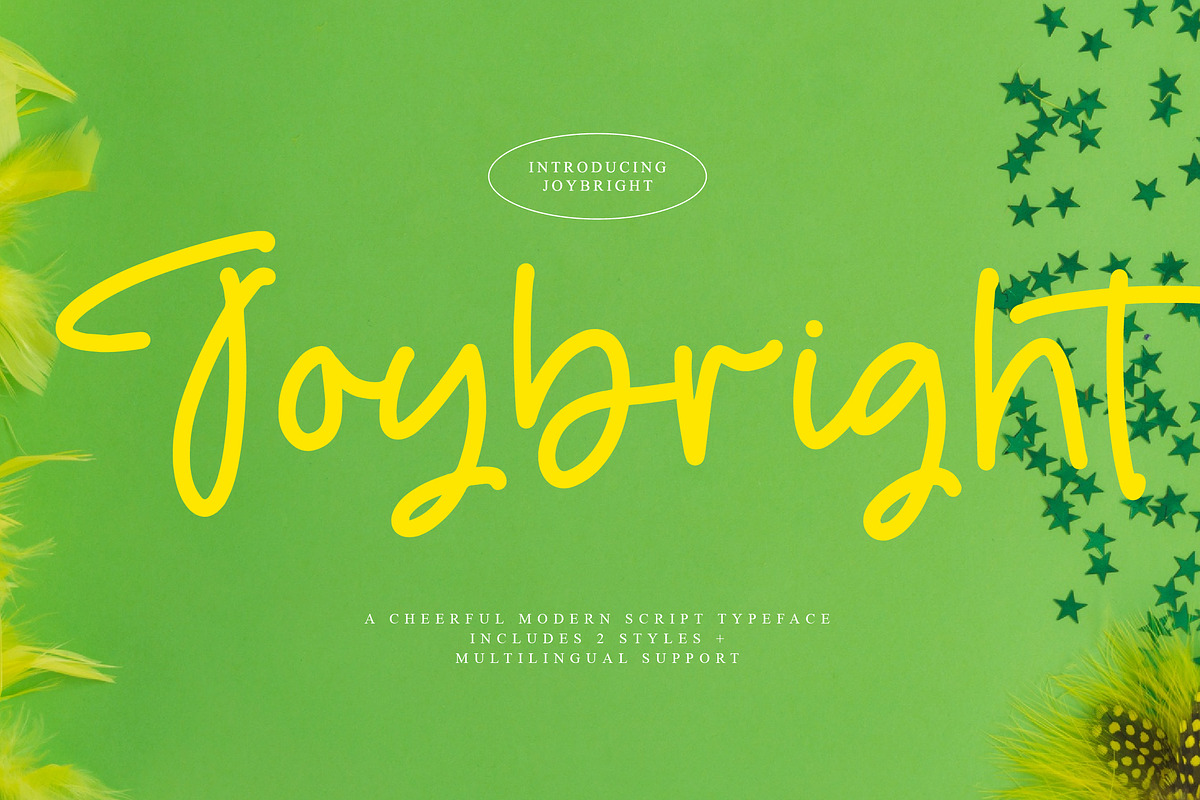 Joybright, a Script Font by operatype.co (Photo 1 of 14)
