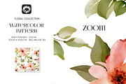 Watercolor Floral Pattern, a Pattern Graphic by PROTEA Watercolor Studio (Thumbnail 4 of 7)
