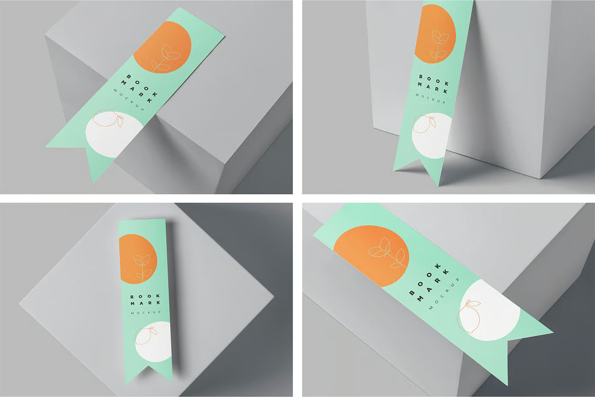 Book Mark Mockups, an Advertising Mockup by megostudi0 (Photo 1 of 6)
