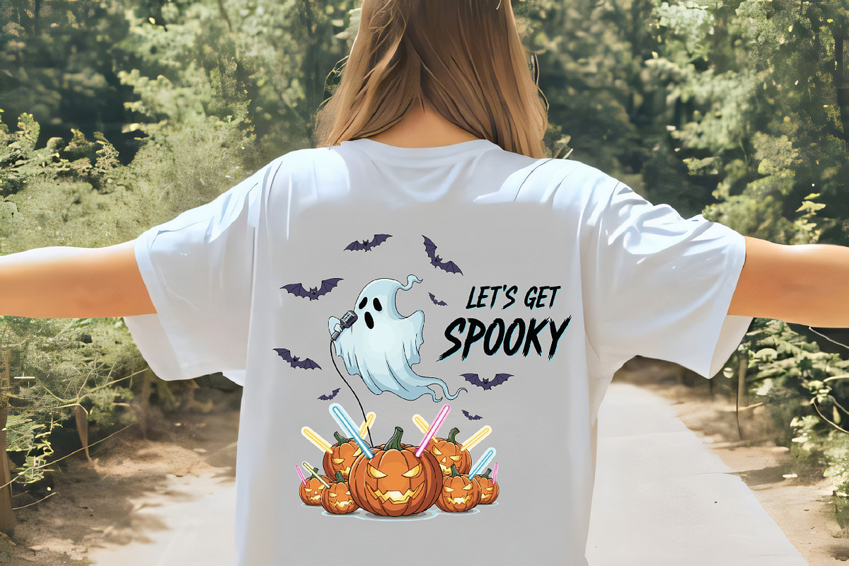 Let's Get Spooky Ghost Party SVG, an Illustration by CrexoraLab (Photo 3 of 4)