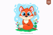 Set of cute cartoon animals_02, an Animal Illustration by KENO Mascots (Thumbnail 11 of 11)