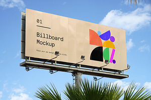 Billboard Poster Street Mockup, an Advertising Mockup by Asylab